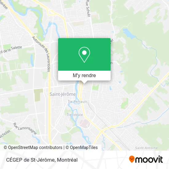 CÉGEP de St-Jérôme plan