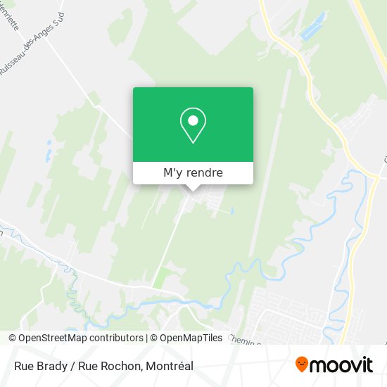 Rue Brady / Rue Rochon plan