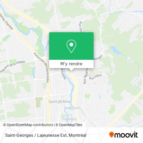 Saint-Georges / Lajeunesse Est plan