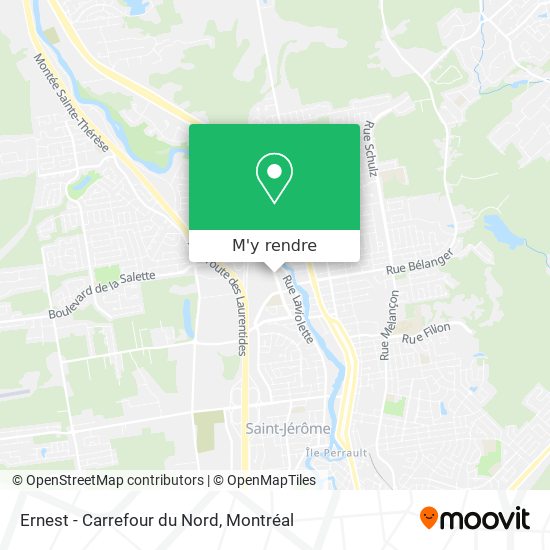 Ernest - Carrefour du Nord plan