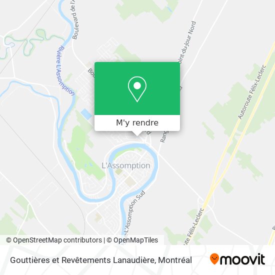 Gouttières et Revêtements Lanaudière plan
