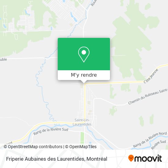 Friperie Aubaines des Laurentides plan