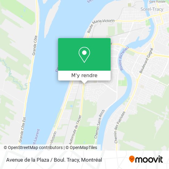 Avenue de la Plaza / Boul. Tracy plan
