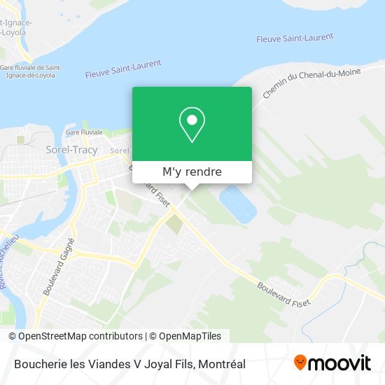Boucherie les Viandes V Joyal Fils plan