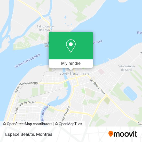 Espace Beauté plan