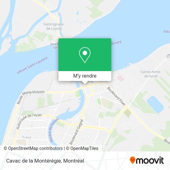 Cavac de la Montérégie plan