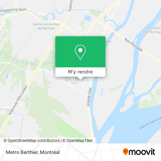 Metro Berthier plan