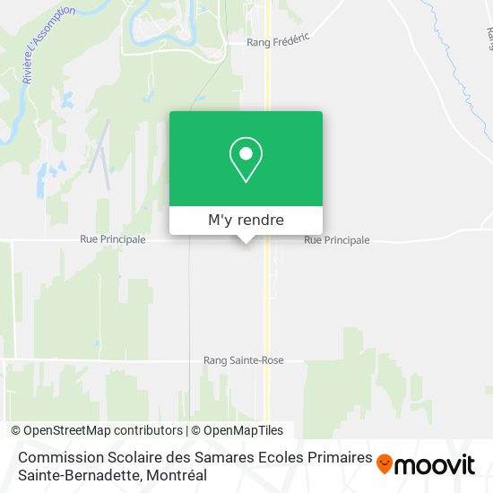 Commission Scolaire des Samares Ecoles Primaires Sainte-Bernadette plan