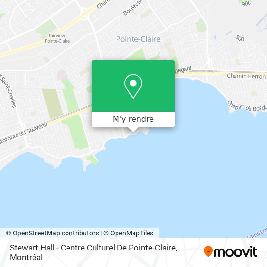 Stewart Hall - Centre Culturel De Pointe-Claire plan