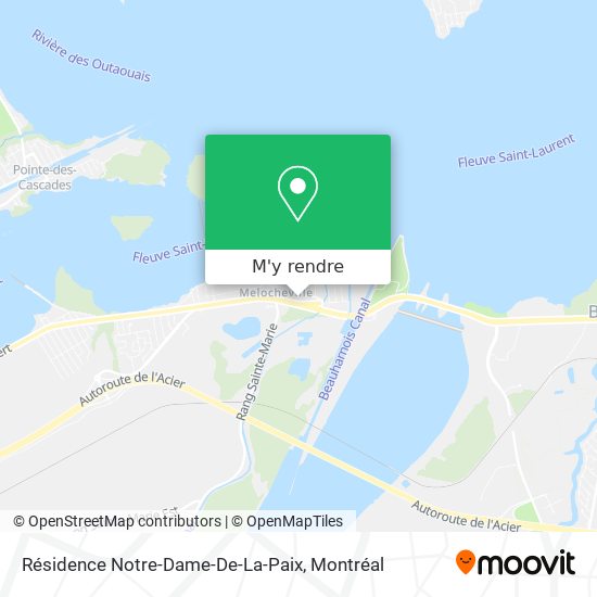 Résidence Notre-Dame-De-La-Paix plan