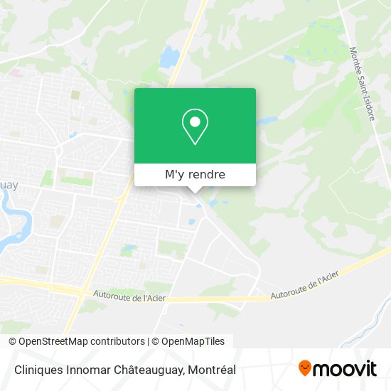 Cliniques Innomar Châteauguay plan