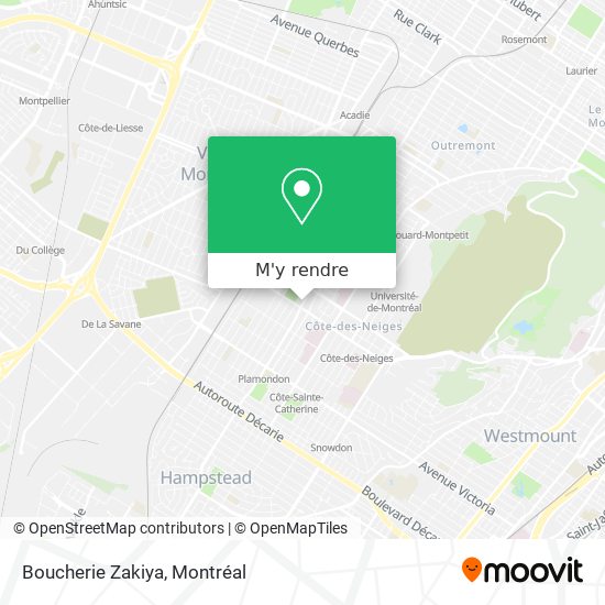 Boucherie Zakiya plan