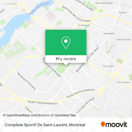 Complexe Sportif De Saint-Laurent plan