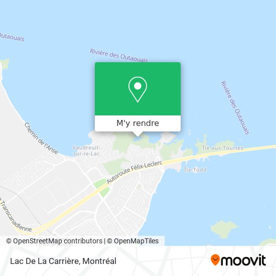 Lac De La Carrière plan