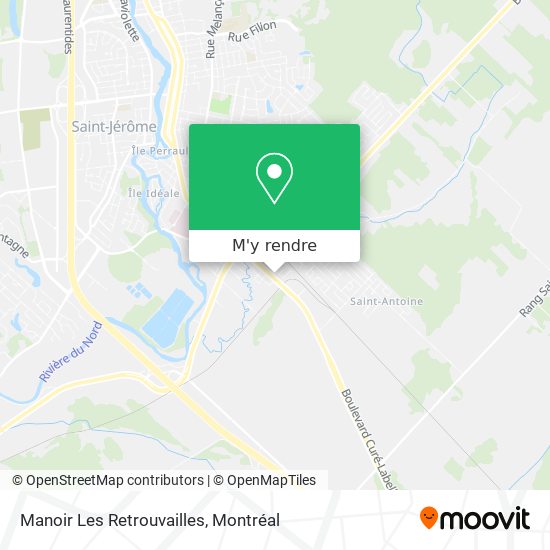 Manoir Les Retrouvailles plan