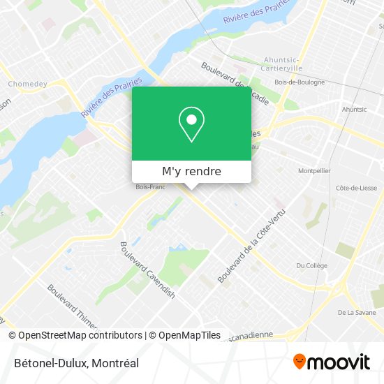 Bétonel-Dulux plan