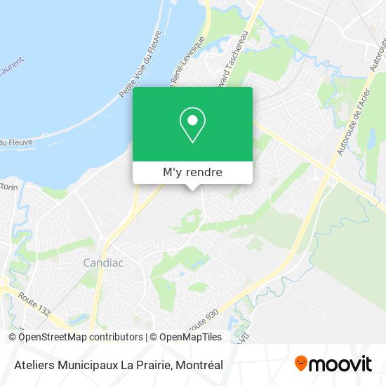 Ateliers Municipaux La Prairie plan