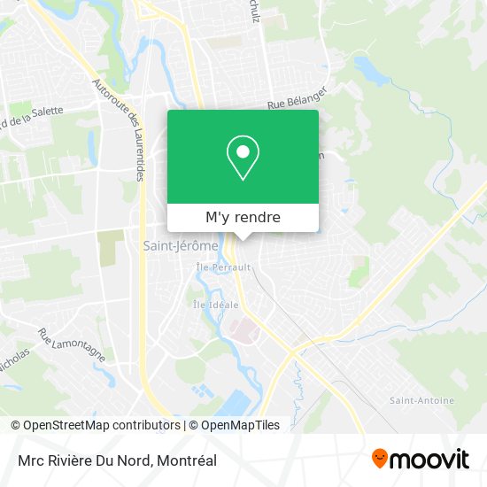 Mrc Rivière Du Nord plan