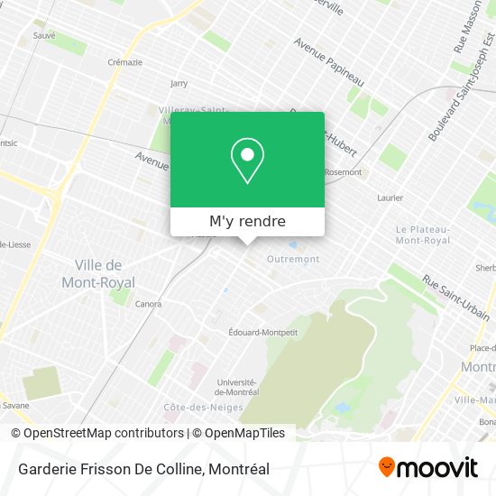 Garderie Frisson De Colline plan
