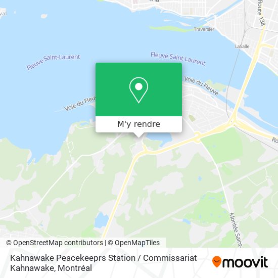 Kahnawake Peacekeeprs Station / Commissariat Kahnawake plan