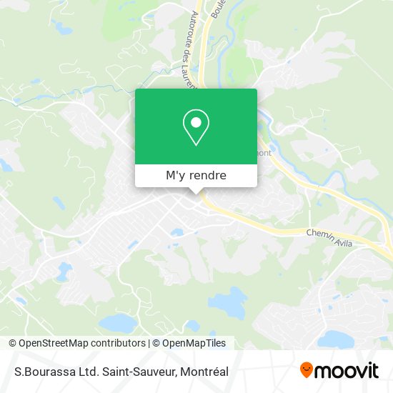 S.Bourassa Ltd. Saint-Sauveur plan