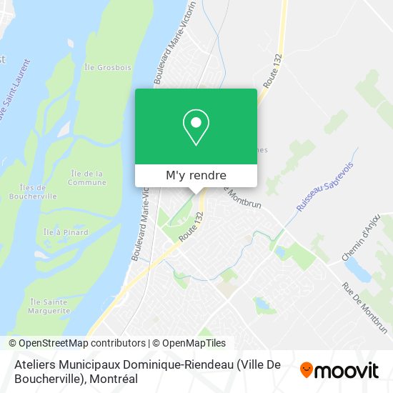 Ateliers Municipaux Dominique-Riendeau (Ville De Boucherville) plan