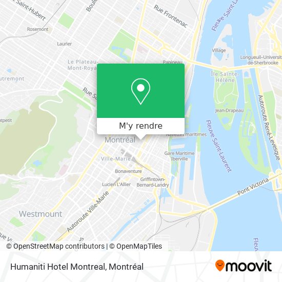 Humaniti Hotel Montreal plan