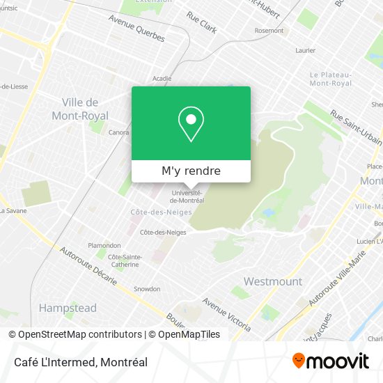 Café L'Intermed plan
