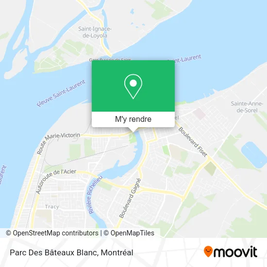 Parc Des Bâteaux Blanc plan