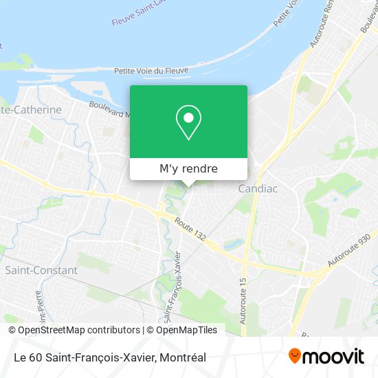 Le 60 Saint-François-Xavier plan