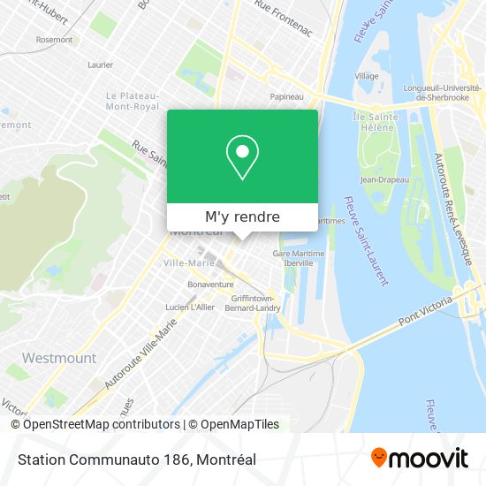 Station Communauto 186 plan
