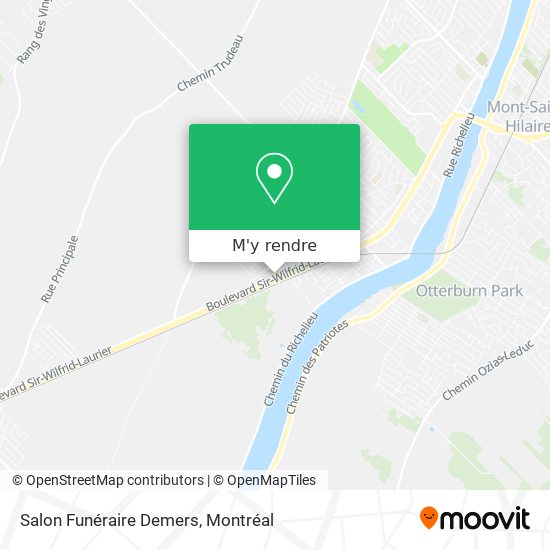 Salon Funéraire Demers plan