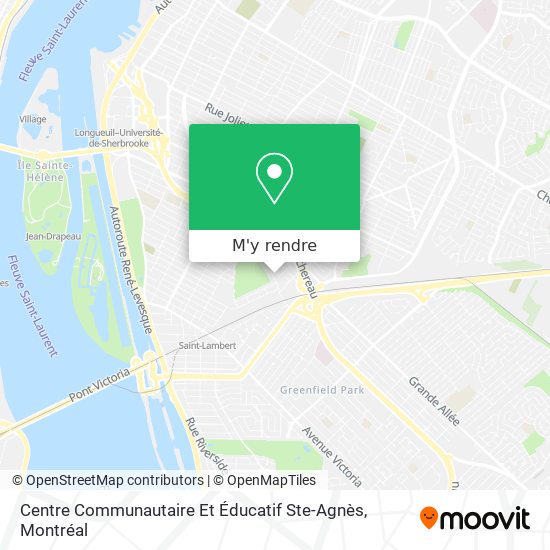 Centre Communautaire Et Éducatif Ste-Agnès plan