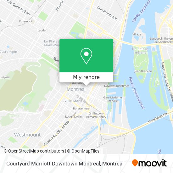 Courtyard Marriott Downtown Montreal plan