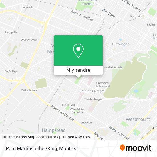 Parc Martin-Luther-King plan