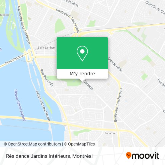 Résidence Jardins Intérieurs plan