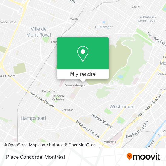 Place Concorde plan