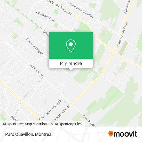 Parc Quévillon plan