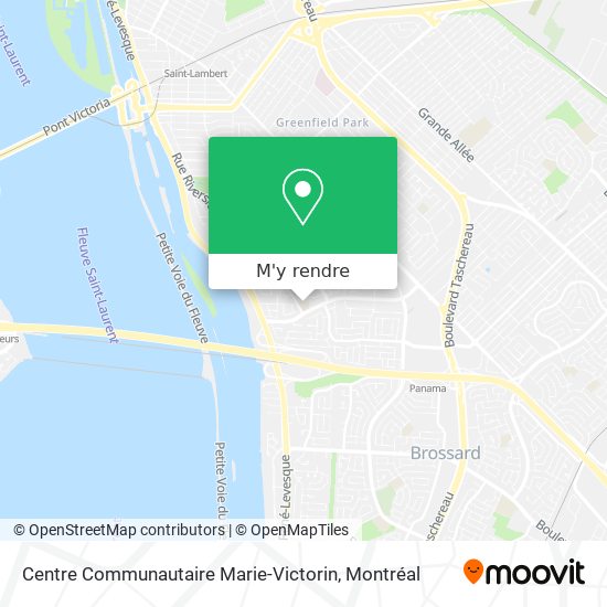 Centre Communautaire Marie-Victorin plan