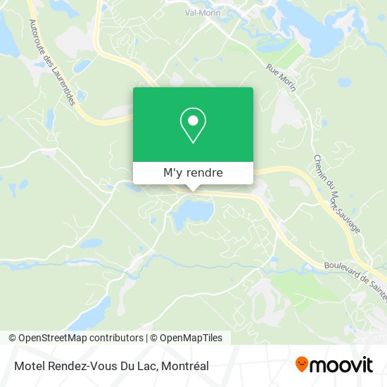 Motel Rendez-Vous Du Lac plan