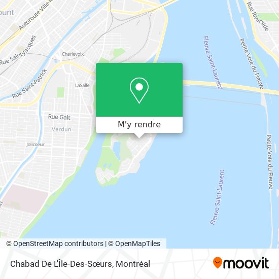 Chabad De L'Île-Des-Sœurs plan