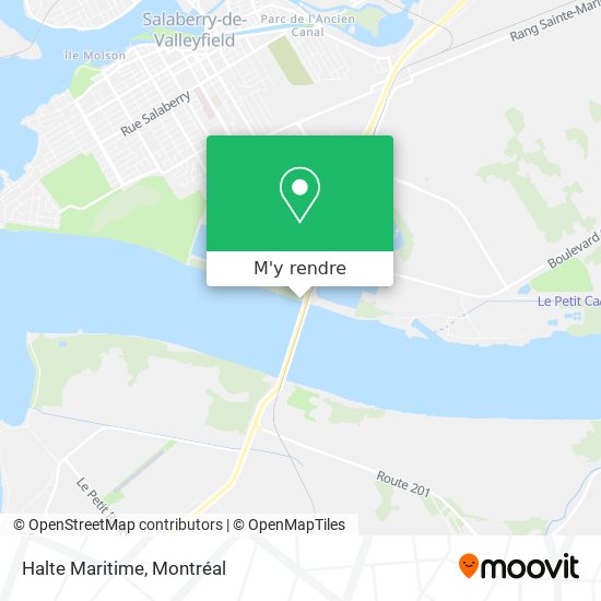 Halte Maritime plan