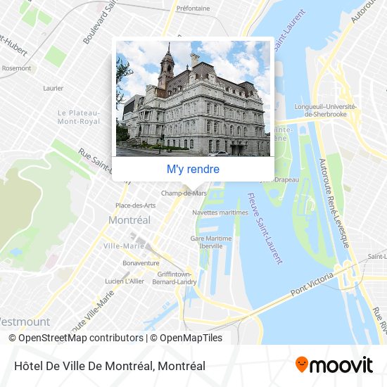 Hôtel De Ville De Montréal plan