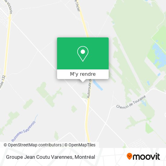 Groupe Jean Coutu Varennes plan