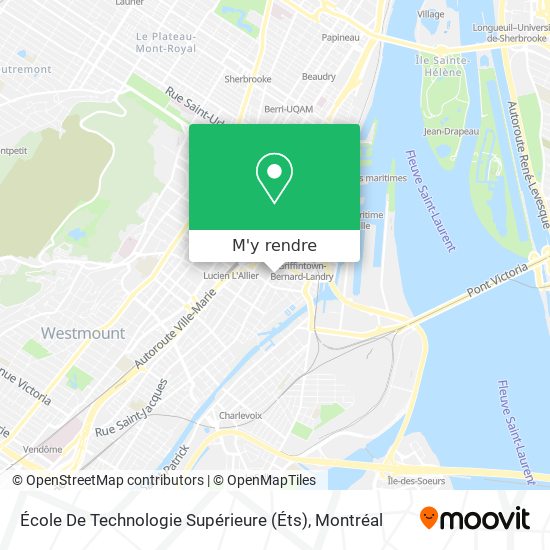 École De Technologie Supérieure (Éts) plan
