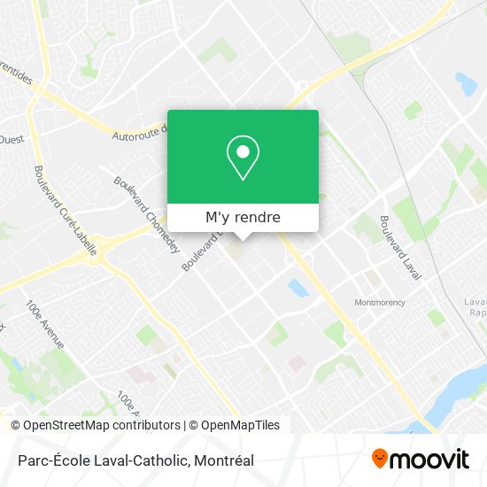 Parc-École Laval-Catholic plan