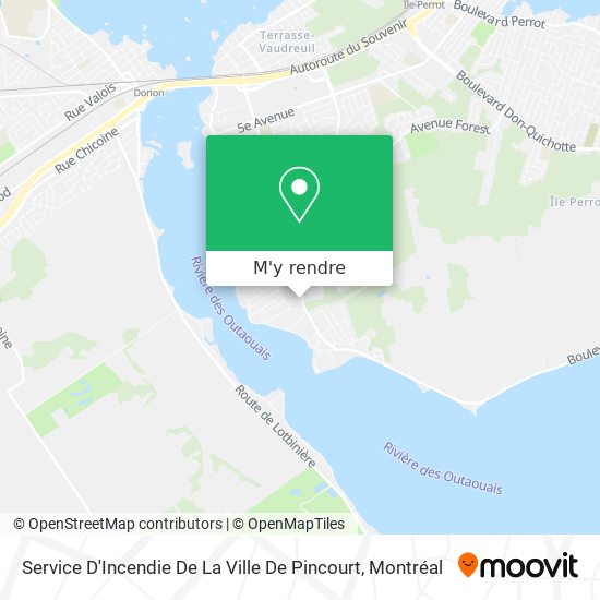 Service D'Incendie De La Ville De Pincourt plan