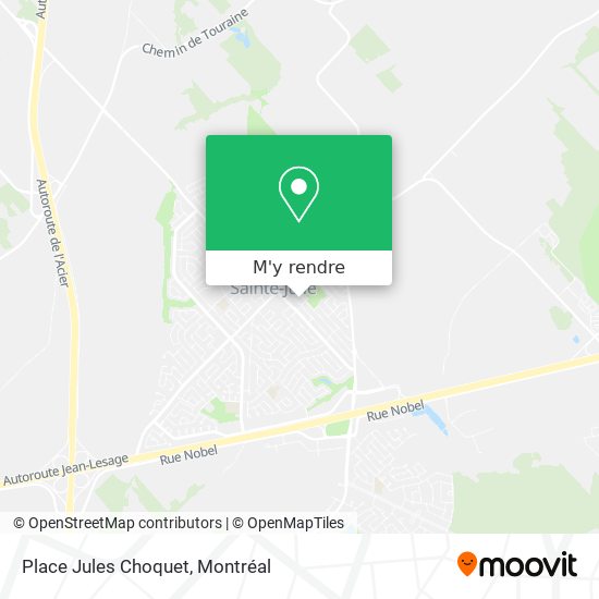 Place Jules Choquet plan