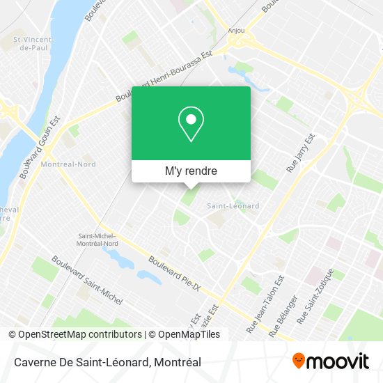 Caverne De Saint-Léonard plan