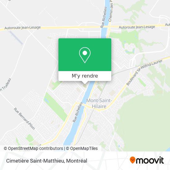 Cimetière Saint-Matthieu plan
